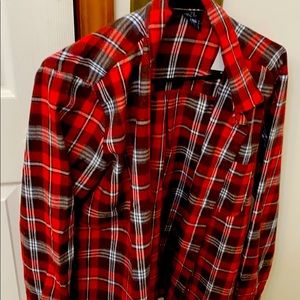 Red Buffalo Plaid Flannel Shirt